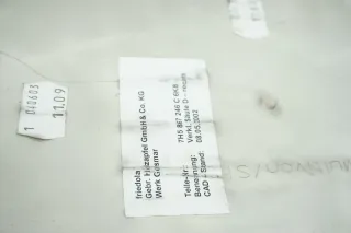 VW T5 7H 2007-2015 Verkleidung Abdeckung D-Säule oben rechts 3000mm 7H5867246C - Bild 5