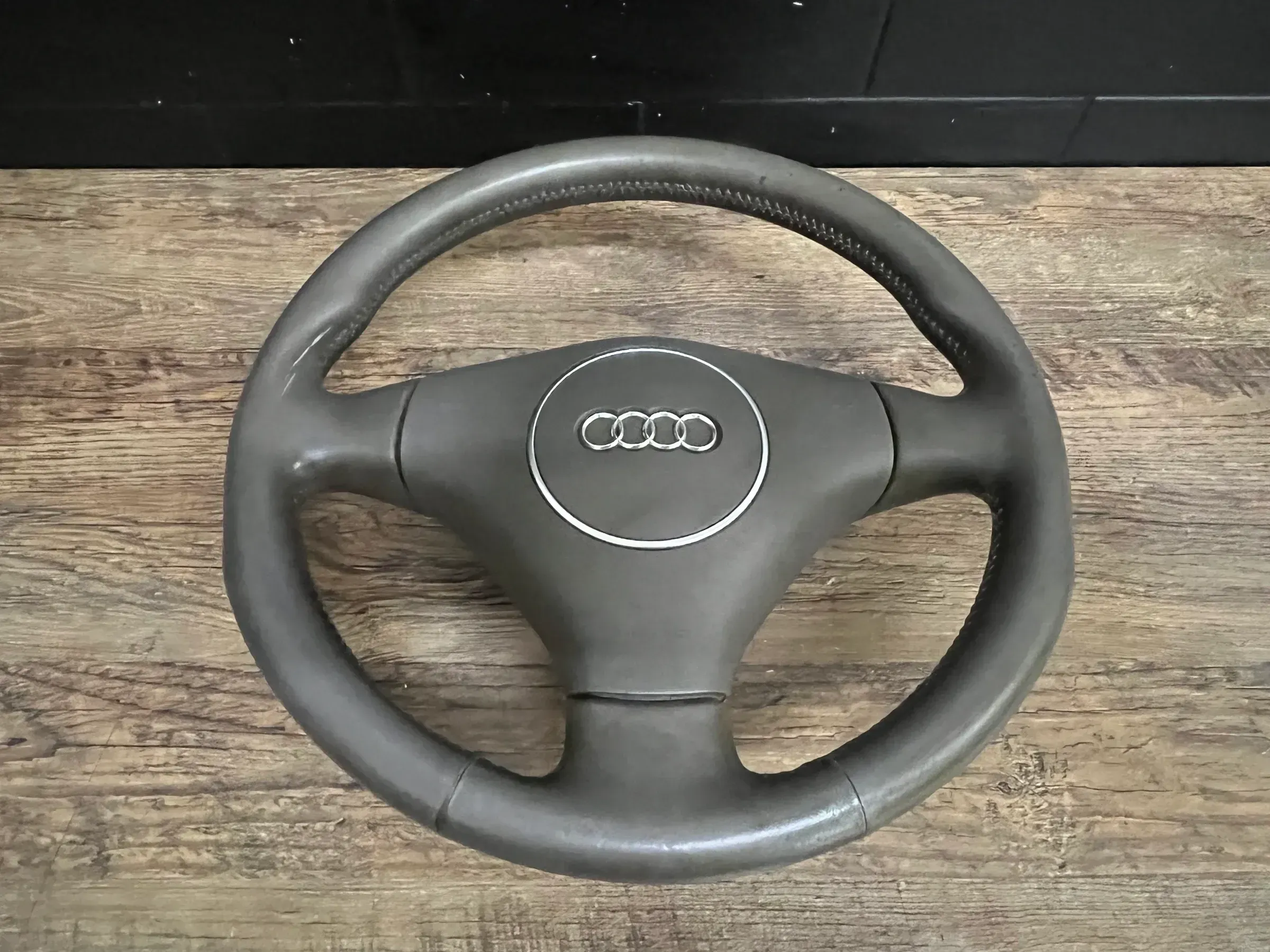 Audi A6 4B 4Z Allroad Lenkrad Lederlenkrad Braun 8Z0419091D - Bild 1