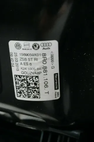 Audi Q5 8R SQ5 Sitz Schwarz Volleder Leder Vorne Rechts Sitzbezug - Bild 8