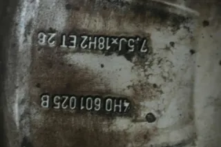 1 Original 18 Zoll Audi A8 4H Felge 4H0601025B 7,5x18 Zoll ET26 Ersatz-Felge - Bild 5