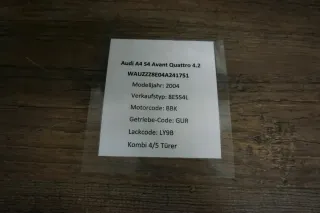 Original Audi A4 8E B6 Türschloss Schloss Tür hinten rechts 8E0839016C - Bild 7