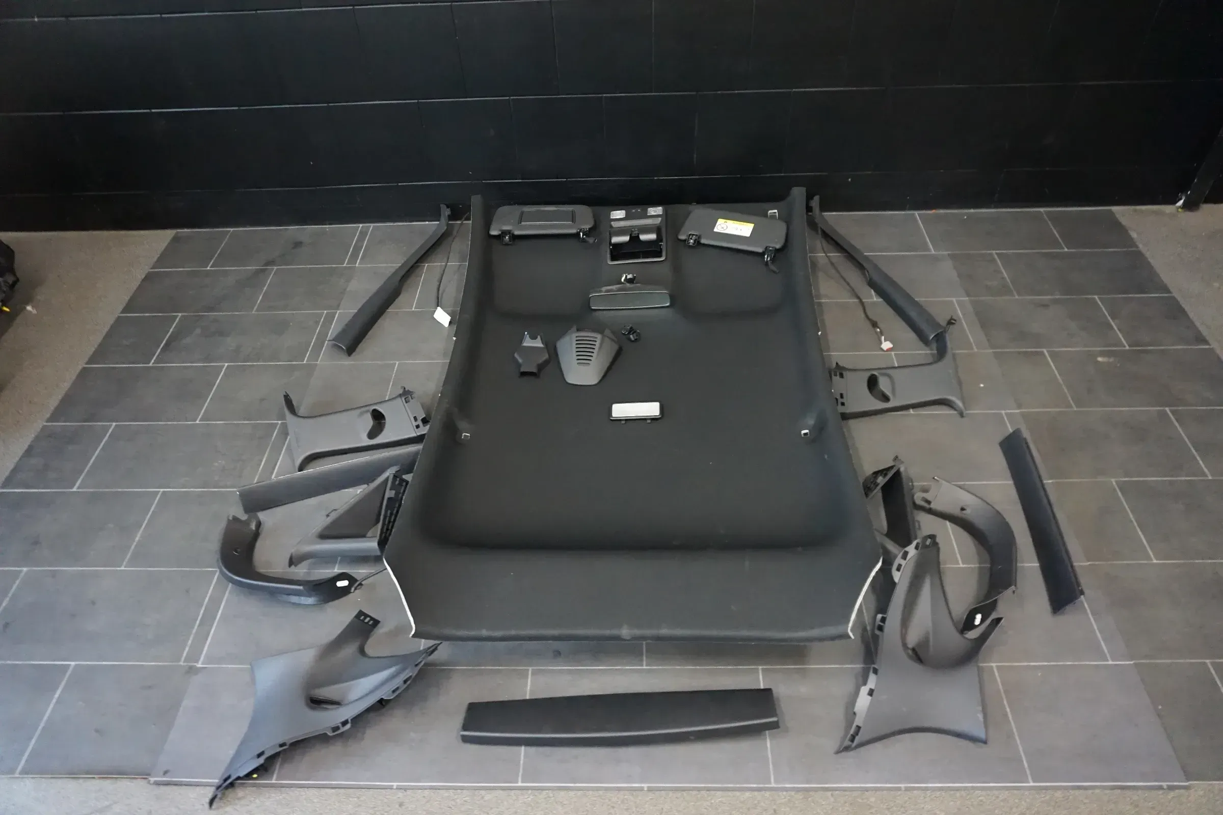 Ford Fiesta MK8 VII ST Himmel Schwarz Set Dachhimmel Anbauteile 3 Türer - Bild 1