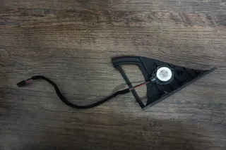 Spiegeldreieck vorne links VW Touareg Hochtöner 7L6837993 Verkleidung schwarz - Bild 2