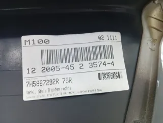 VW T5 Verkleidung B Säule rechts unten antrazit 7H5867292R - Bild 7