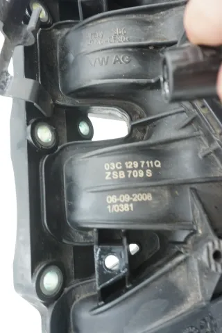Ansaugbrücke VW Golf 5 V Jetta Touran Tiguan 5N 1,4 TFSI TSI 03C129711Q Original - Bild 5
