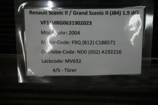 Renault Scenic 2 1.9 DCI Wasserkühler Kühler Ladeluftkühler Kühleroaket - Bild 2