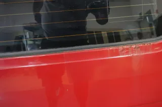 VW T4 Transporter Heckklappe Klappe hinten Kofferraumklappe rot Scheibe - Bild 10