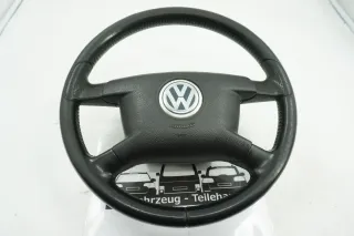 T5 Verkleidung Lenkrad Airbag 7H0880201G Abdeckung original VW Leder Multivan T5 - Bild 1