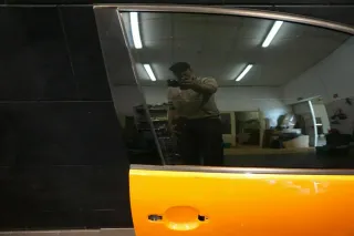 Original VW Golf 5 V 1K Tür Vorne rechts Orange 3 Türer Beifahrertür - Bild 4