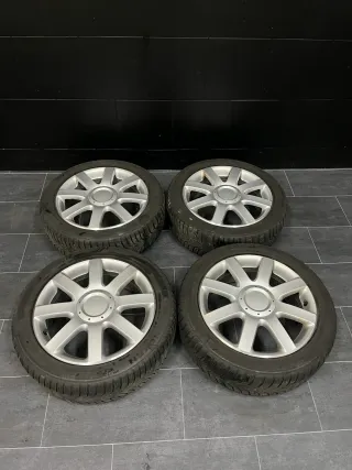 17" Alufelgen Winterreifen 205 50 VW Golf 5 6 Scirocco 6x17 ET48,5 1K0601025N - Bild 1