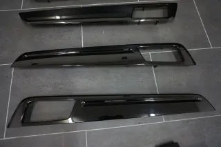 Porsche Cayenne 9Y Leisten Türen Dekor Glanz SCHWARZ Interieur - Bild 3