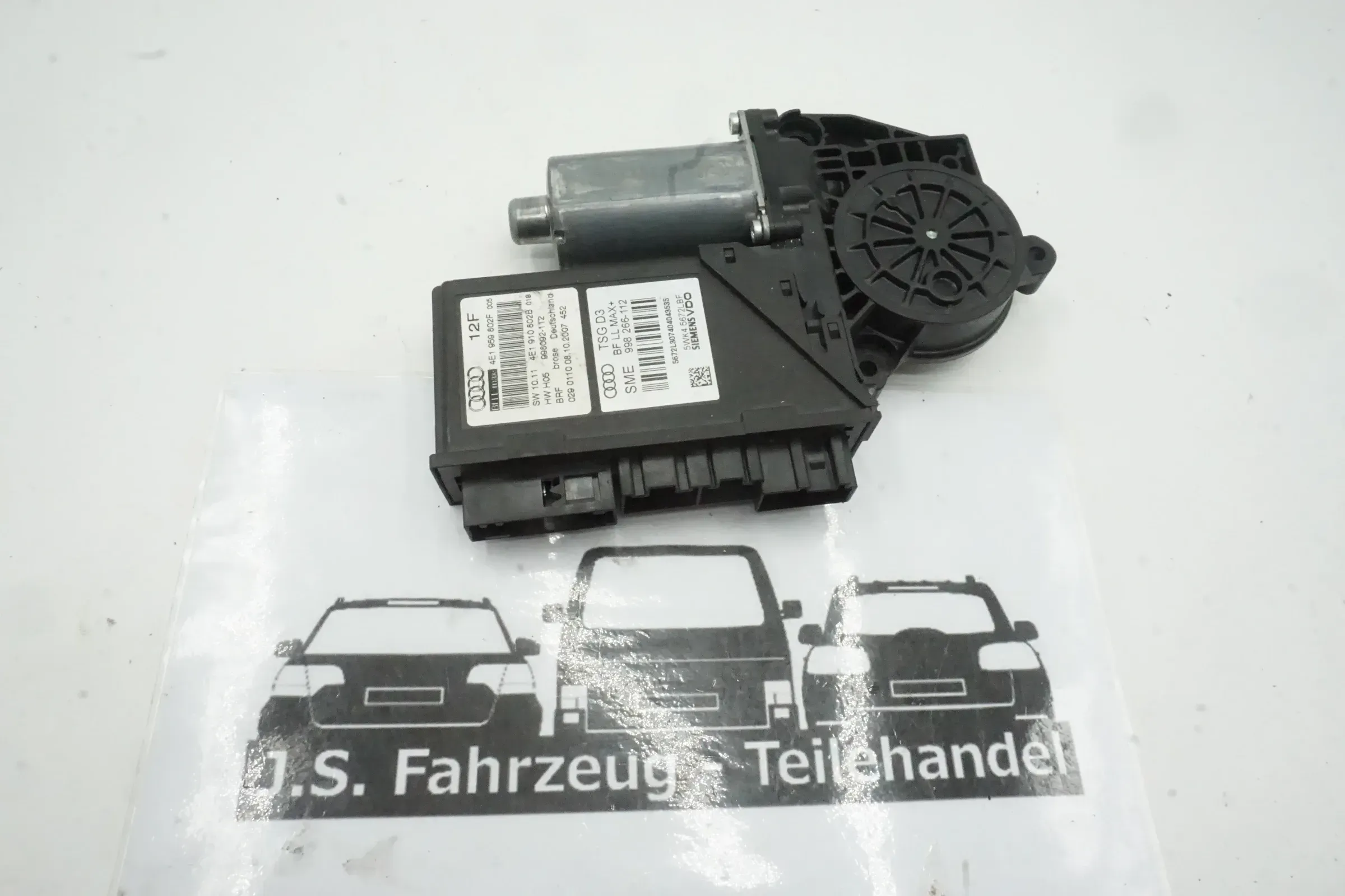 org Audi A8 4E Fensterhebermotor Steuergerät vorne links 4E1959801B 4E1910802B - Bild 1