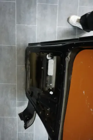 Original VW Transporter T5 Multivan Tür Hinten Links Scheibe LC9Z Schwarz - Bild 8