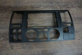 Abdeckung Blende Radio Heizung Bedienung schwarz Original VW T5 7H0857237E - Bild 1