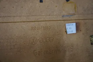VW T4 Multivan Verkleidung Seitenverkleidung hinten rechts 7D0867036D - Bild 8