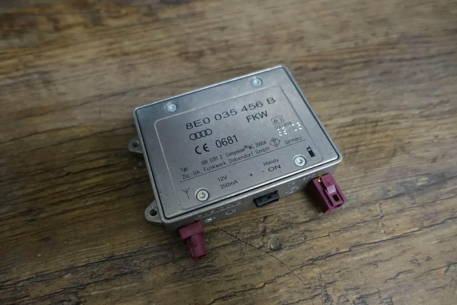 Audi A4 8E A6 4B A3 8P Antennenverstärker 8E0035456B Original *TOP* - Bild 1