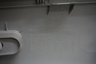VW T6 T5 A-Säule Verkleidung 7E1867234A 7E Grau ohne Löcher - Bild 5