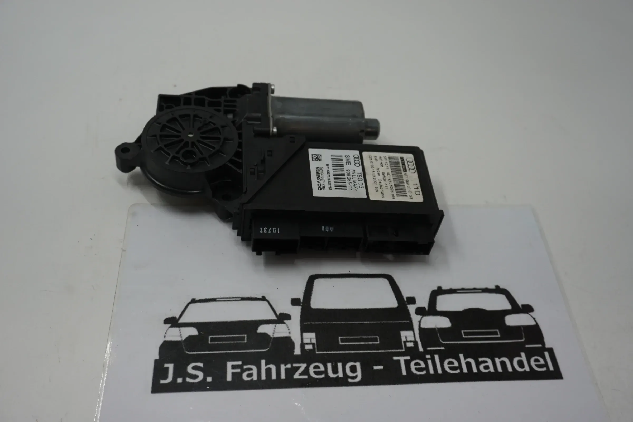 Audi S8 A8 4E Fensterheber 4E1910802B 4E1959802B Fensterhebermotor vorne rechts - Bild 1
