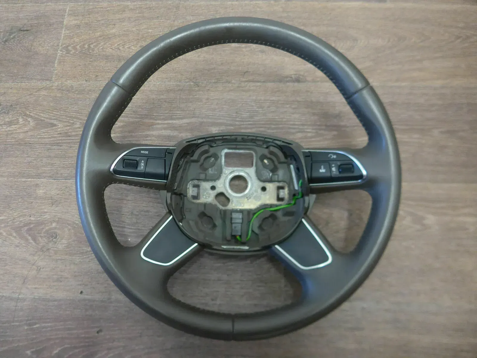 Audi A4 8K Lenkrad Leder 8K0419091BG MFL  Braun - Bild 1