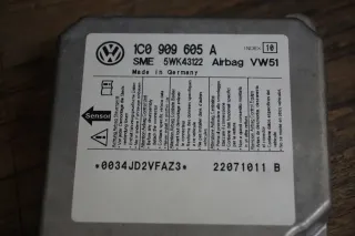 VW T5 Airbag Steuergerät 1C0909605A Steuergerät Caravelle Transporter INDEX 10 - Bild 5
