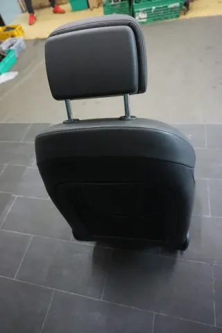 Audi A6 4G Sitz Beifahrersitz Leder Alcantara rechts elektrisch schwarz - Bild 5