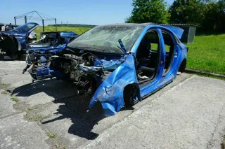 Audi RS3 8V Karosserie Karosse Limousine Blau Rohkarosse BJ2016 Unfall - Bild 1