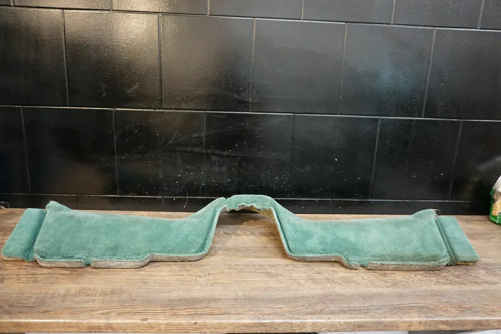 PORSCHE Boxter 986 Teppich Querträger 98655103300 grün gebraucht - Bild 1