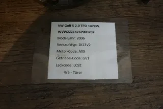 Achsschenkel Radlagergehäuse vorne rechts AUDI A3 8P 3.2 QUATTRO VW Golf 5 R32 - Bild 2