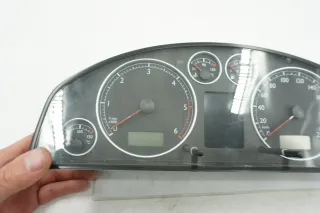 VW T5 Multivan Highline Tacho 7H5920870L Chrom selten MFA FIS Automatik - Bild 4