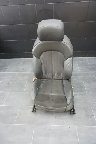 Original Audi A6 4G Fahrersitz Fahrer Sitz links Leder Alcanatara Schwarz - Bild 1