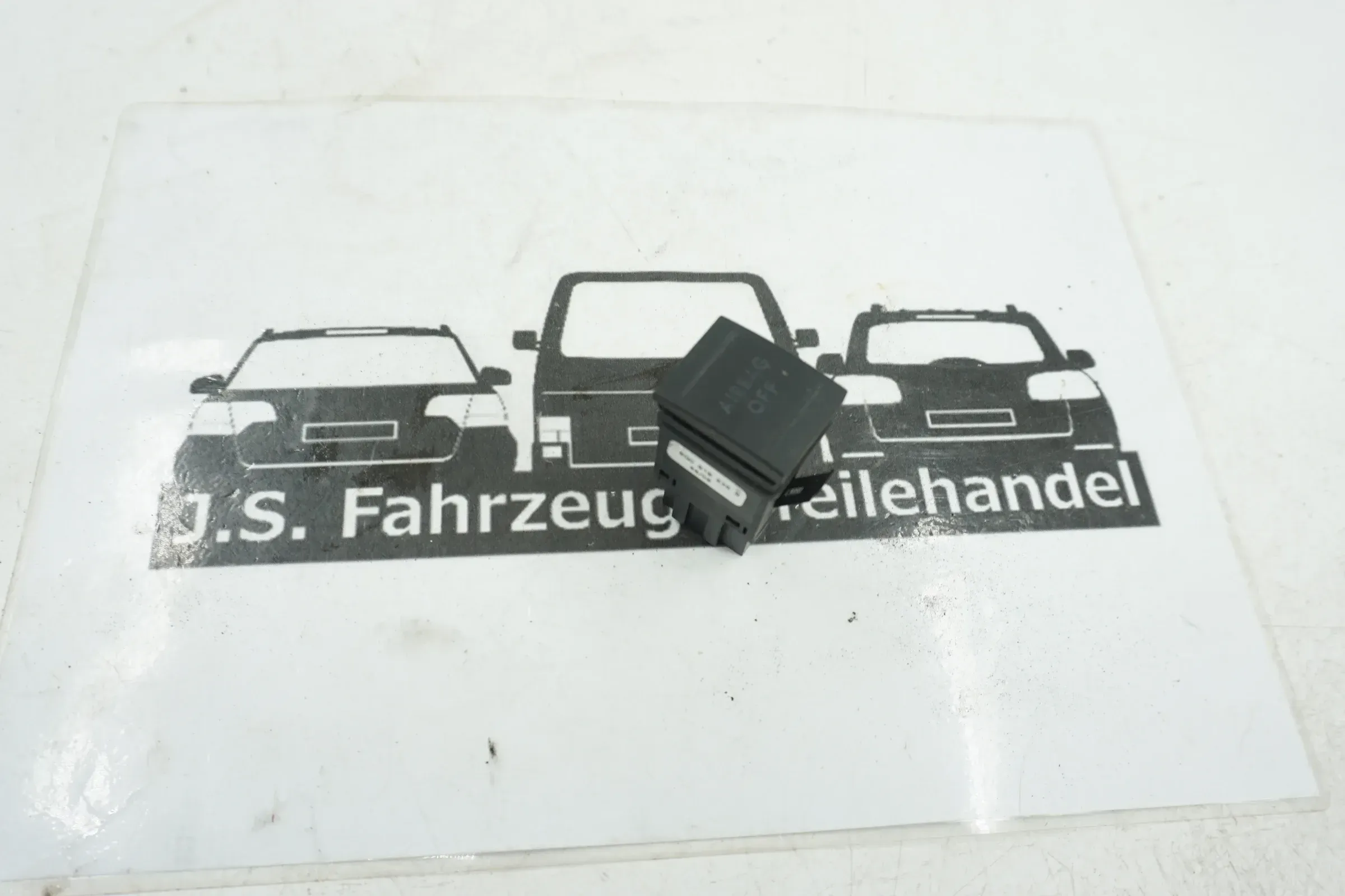 VW Polo 9N 9N3 Schalter für Airbag 6Q0919235 B Airbag OFF Leuchte Schalter - Bild 1