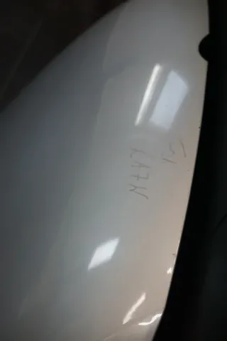 VW Fox 5Z Motorhaube Klappe vorn vorne silber LA7W Haube - Bild 4