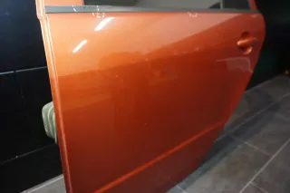 Skoda Fabia Combi 5J Tür hinten Links ohne Anbauteile Farbe orange 9771 - Bild 7