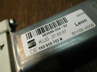 Seat Leon 1P Fensterhebermotor hinten links 1K0959703N Fensterheber Motor *TOP* - Bild 2