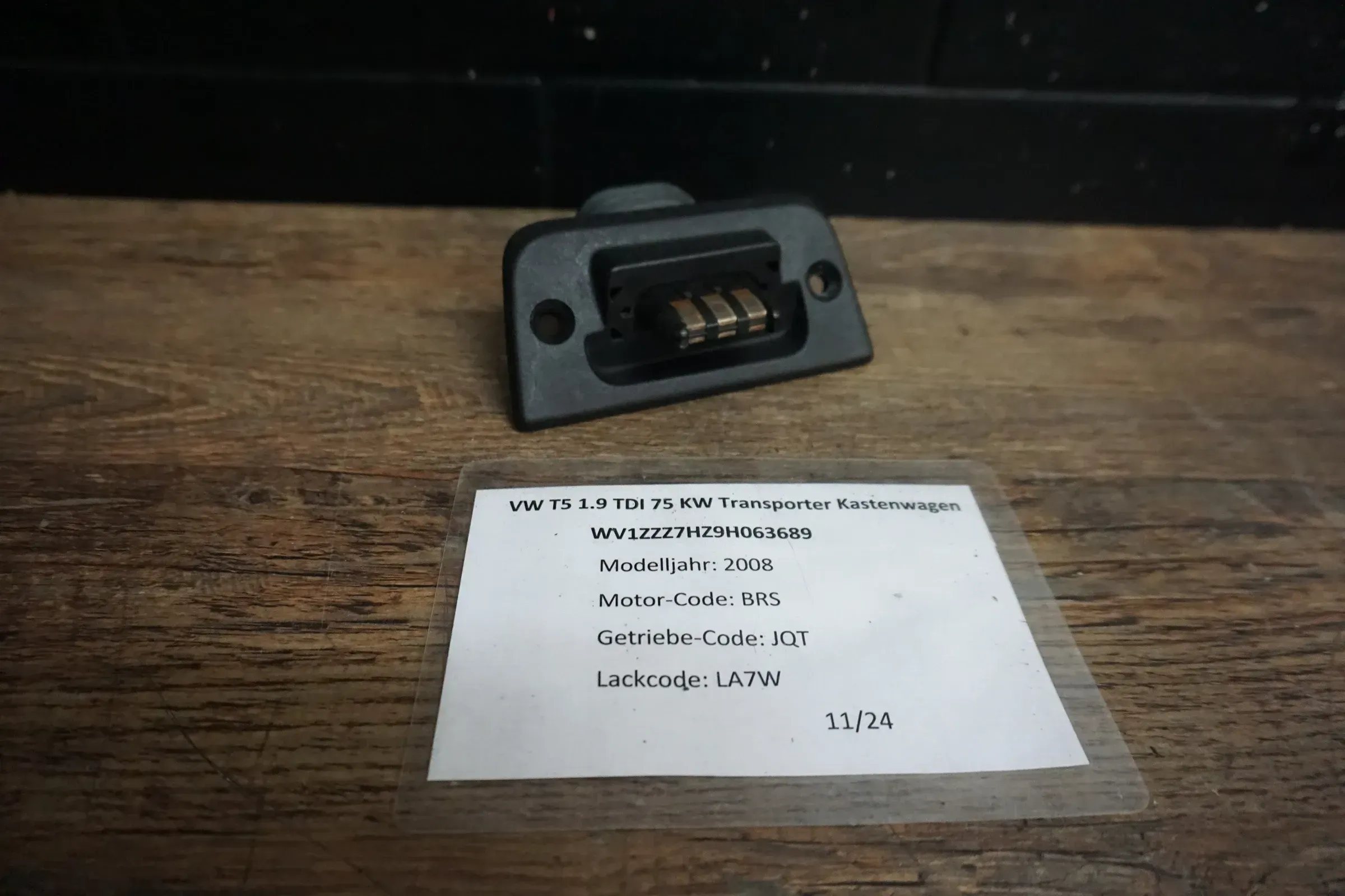 Original VW T5 T6 Multivan Türkontakt Kontaktplatte Schiebetür rechts 7E0907438C - Bild 1