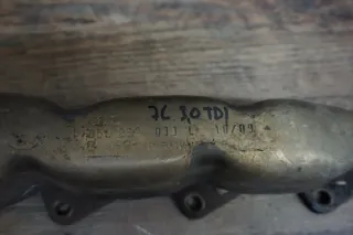 Audi A6 4F C6 TDI 3,0 BMK Krümmer Abgaskrümmer mit Flexrohr links 059253033L - Bild 3