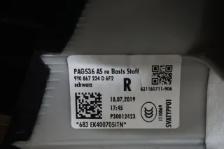 Porsche Cayenne 9Y Verkleidung A Säule rechts Himmel Schwarz 9Y0867234D - Bild 4