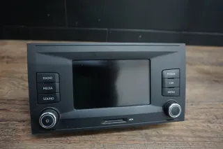 Seat Leon 5F 1.4 TSI Autoradio Radio Bordcomputer CAR PHONE MEDIA 5F0035871 - Bild 4