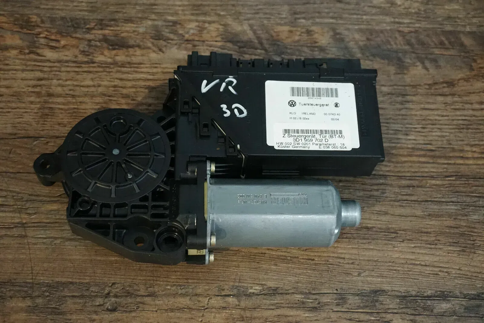 Original VW Phaeton 3D Fensterhebermotor vorne rechts Beifahrertür 3D1959702D - Bild 1