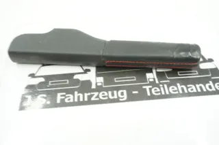 VW Golf 5 6 V VI GTI Handbremshebel Griff EOS 1F Leder Rote Naht 1K0711461E - Bild 1