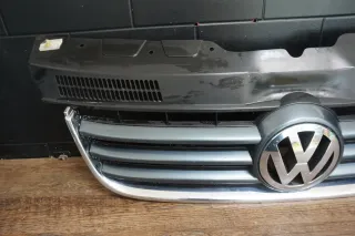 Volkswagen VW T5 7H Grill Kühlergrill 7H5807101 Frontgrill Multivan LD7U grau - Bild 5