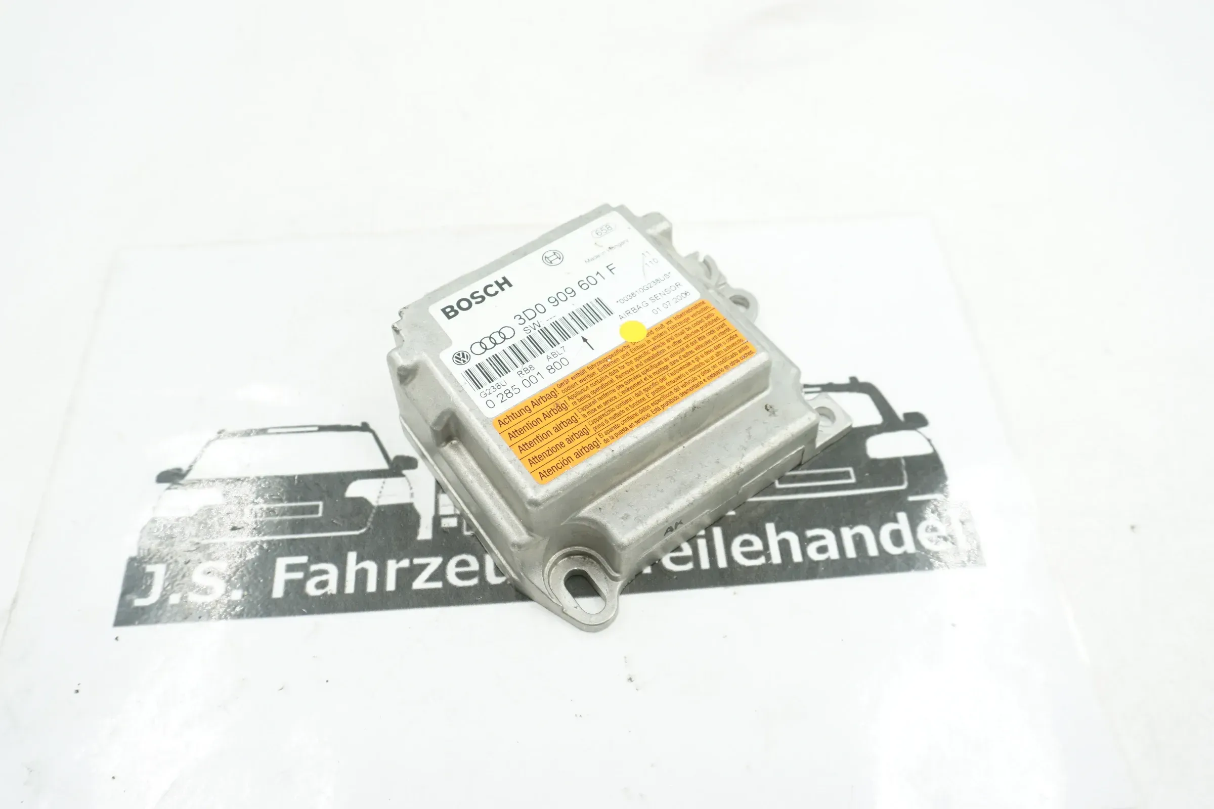 Steuergerät Airbagsteuergerät 3D0909601F 0285001800 VW TOUAREG Index658 - Bild 1