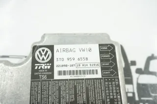 Skoda Superb 2 II 3T Airbagsteuergerät Steuergerät Airbag TRW 3T0959655B - Bild 4