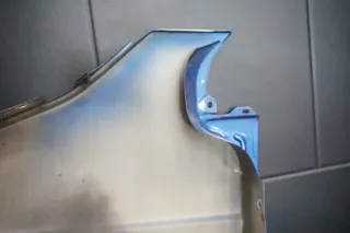 Kotflügel für VW T5 transporter multivan LA5W rechts blau vorne lackiert - Bild 10
