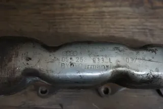 Audi A6 4F C6 TDI 3,0 BMK Krümmer Abgaskrümmer mit Flexrohr links 059253033L - Bild 5