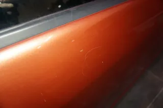 Skoda Fabia Combi 5J Tür vorn rechts ohne Anbauteile Farbe orange 9771 - Bild 6