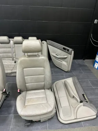 Audi A6 4B Kombi Sitze vorne links rechts 4/5-Türer Leder Ausstattung - Bild 2