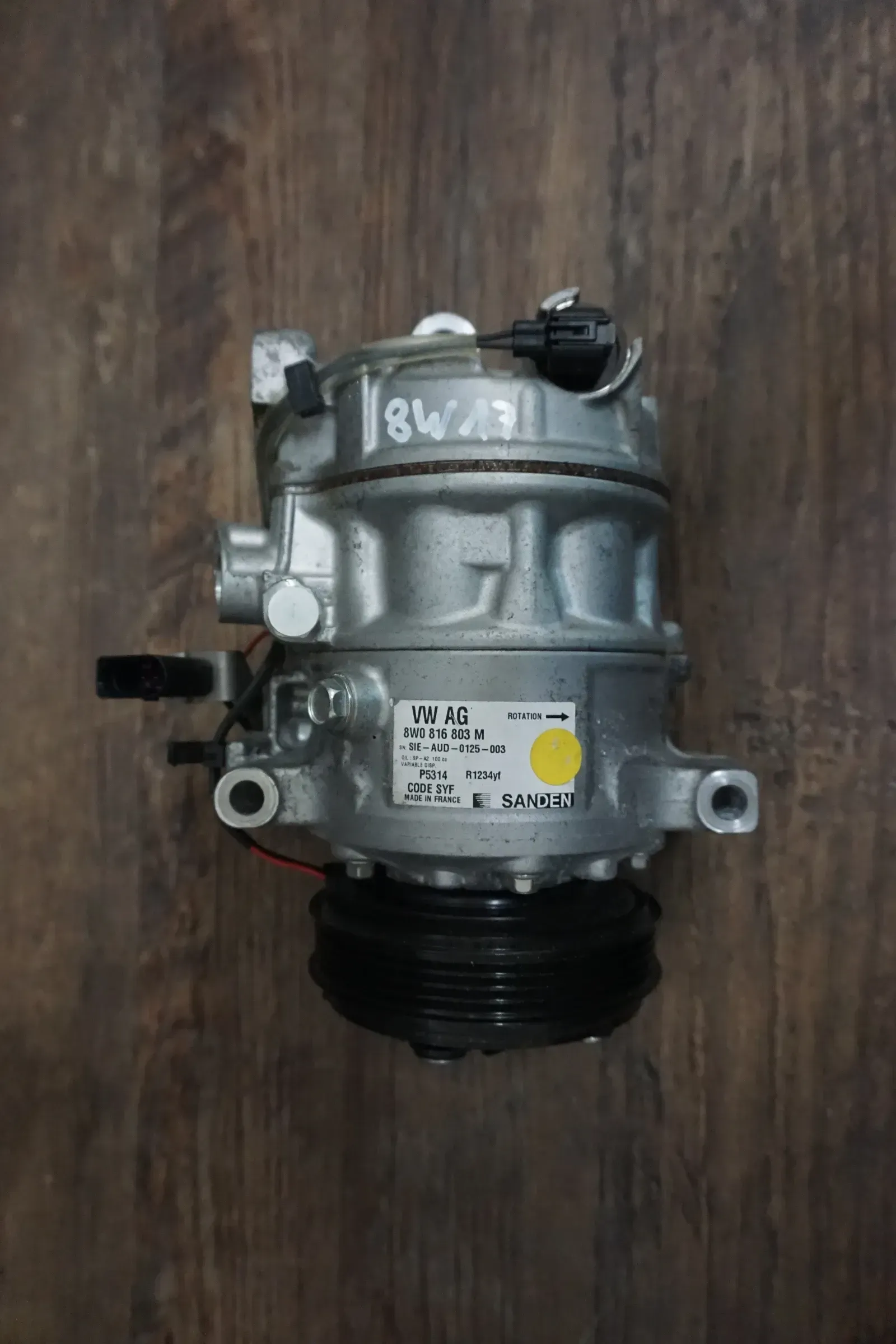 AUDI A4 8W B9 Diesel 3.0 TDI DEW Klimakompressor Klima  8W0816803M - Bild 1