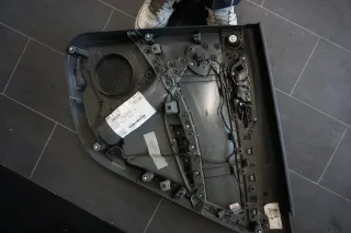 Türverkleidung hinten links Audi Q5 8R Verkleidung Rot Leder HL Alcantara - Bild 6