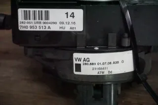 Lenkstockschalter Blinkerschalter Wischerschalter VW T5 + Schleifring 7H0953513A - Bild 4